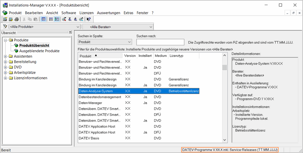 Welche DATEV Versionen gibt es?